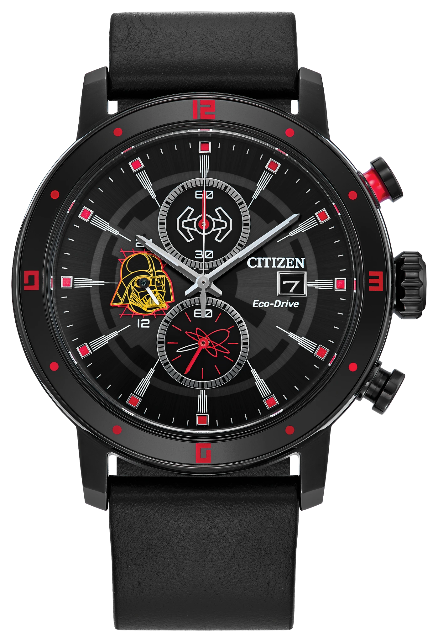 Darth Vader Black Dial Leather Strap CA0769-04W | CITIZEN